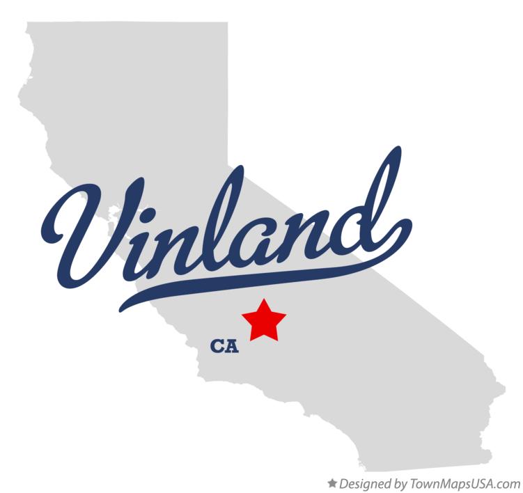 Map of Vinland California CA