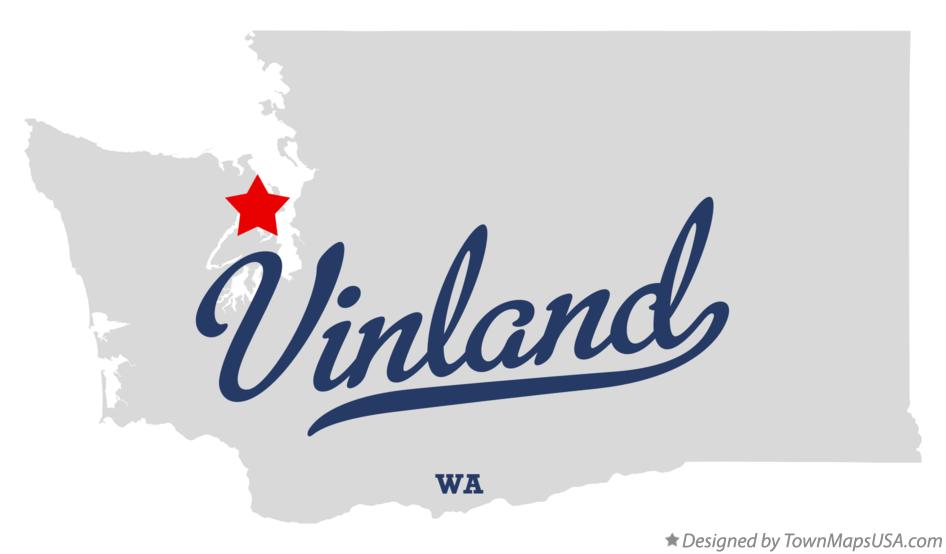 Map of Vinland Washington WA