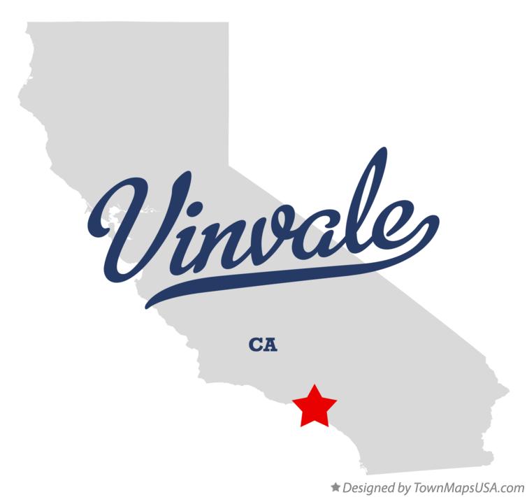 Map of Vinvale California CA