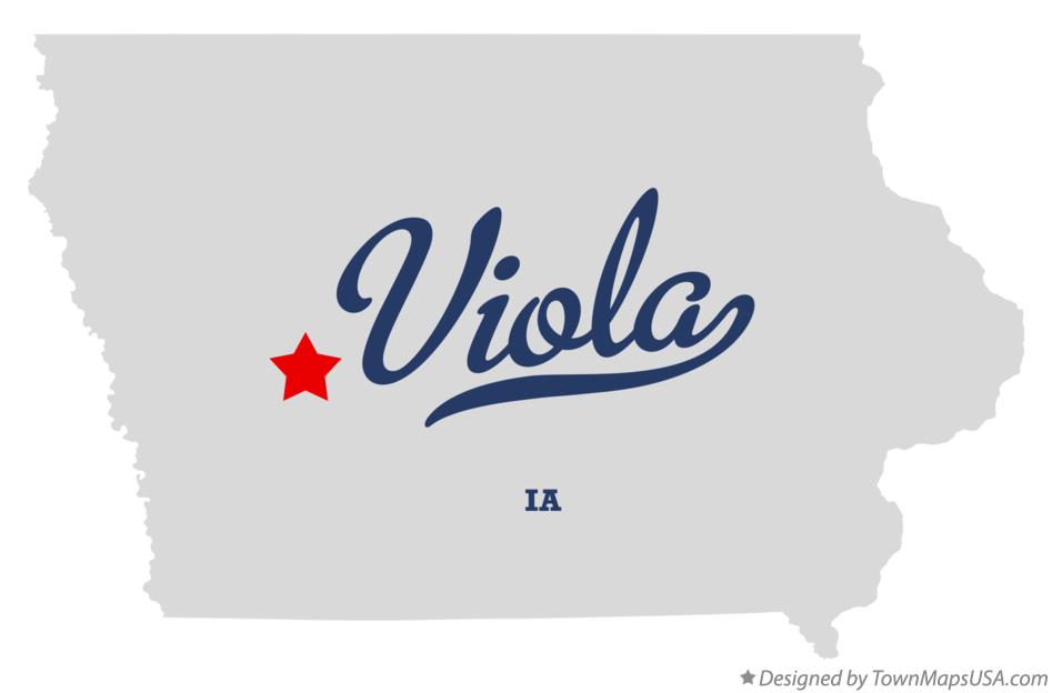 Map of Viola Iowa IA