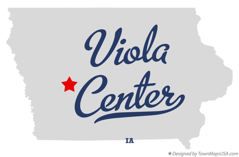 Map of Viola Center Iowa IA