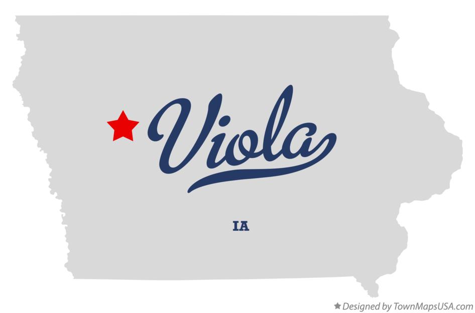 Map of Viola Iowa IA
