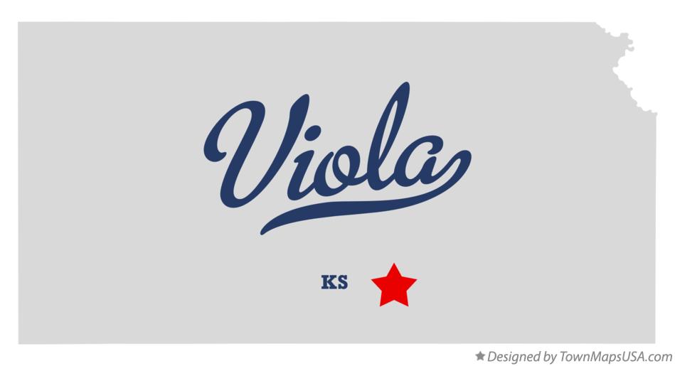 Map of Viola Kansas KS