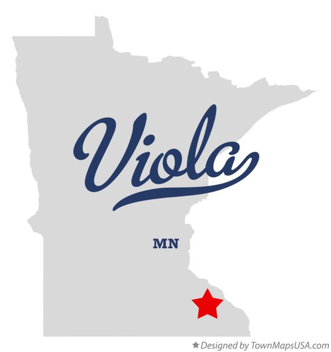 Map of Viola Minnesota MN