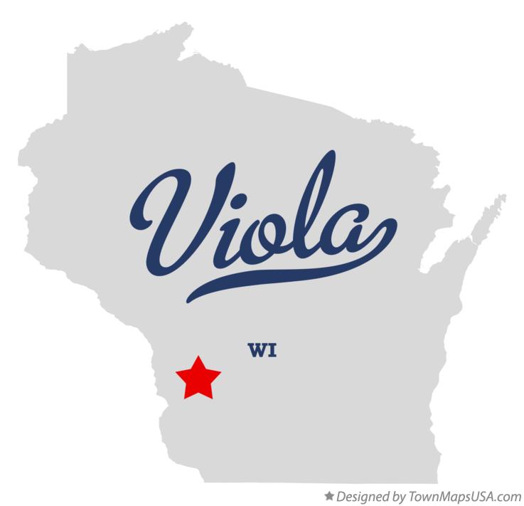 Map of Viola Wisconsin WI