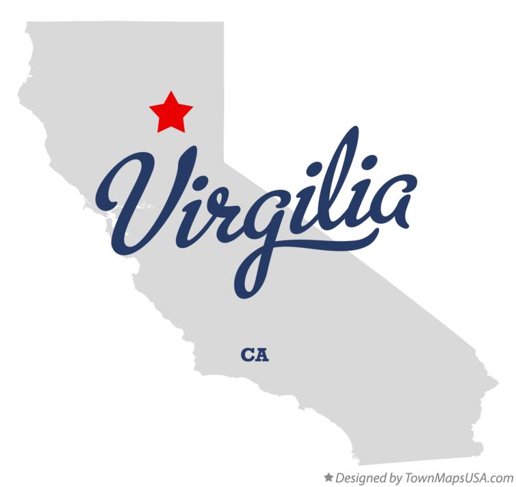 Map of Virgilia California CA
