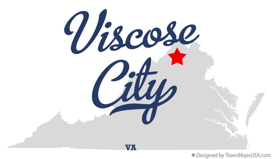 Map of Viscose City Virginia VA