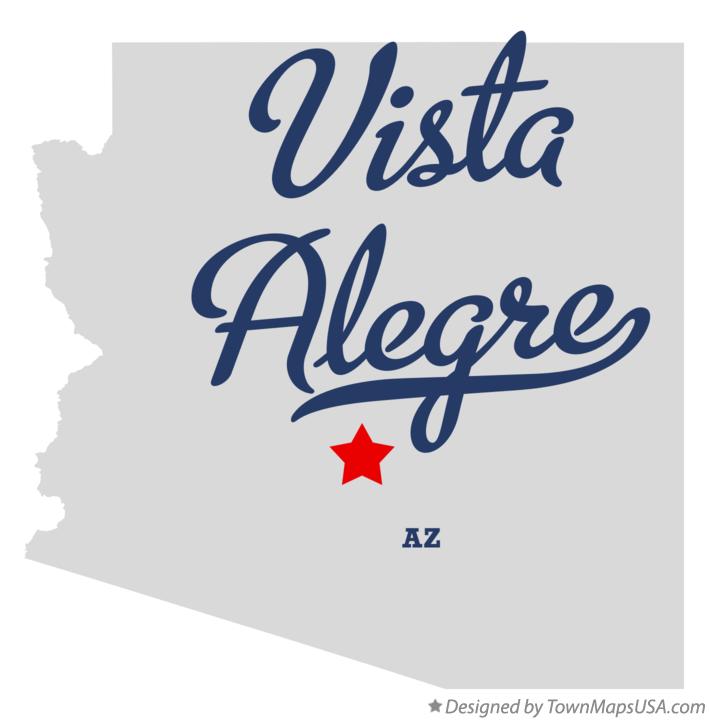 Map of Vista Alegre Arizona AZ