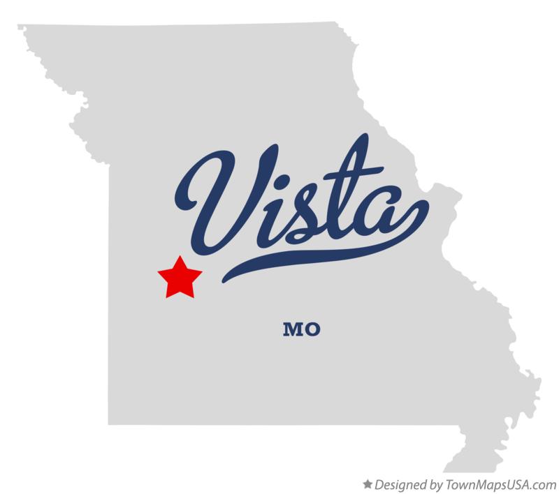 Map of Vista Missouri MO