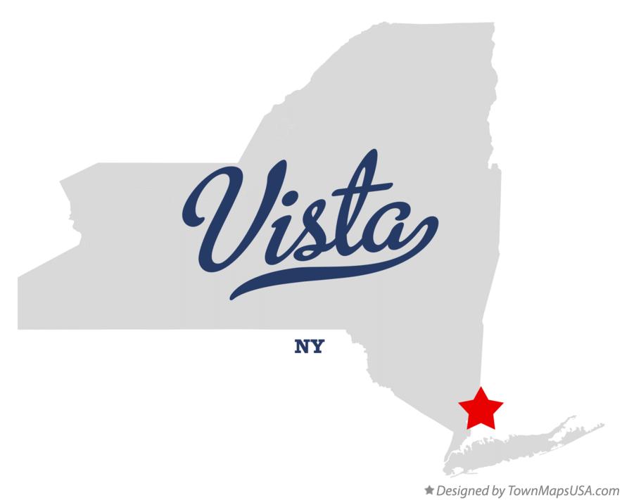 Map of Vista New York NY