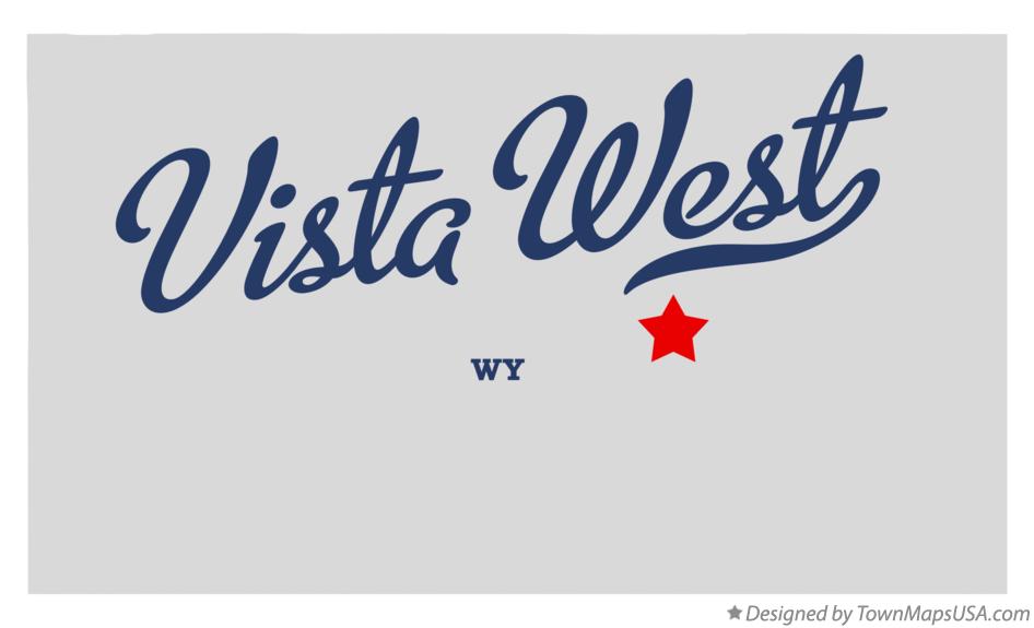 Map of Vista West Wyoming WY