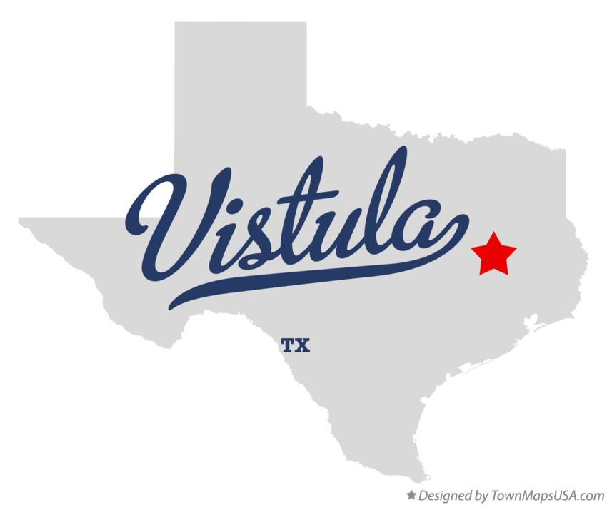 Map of Vistula Texas TX
