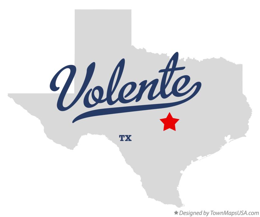 Map of Volente Texas TX