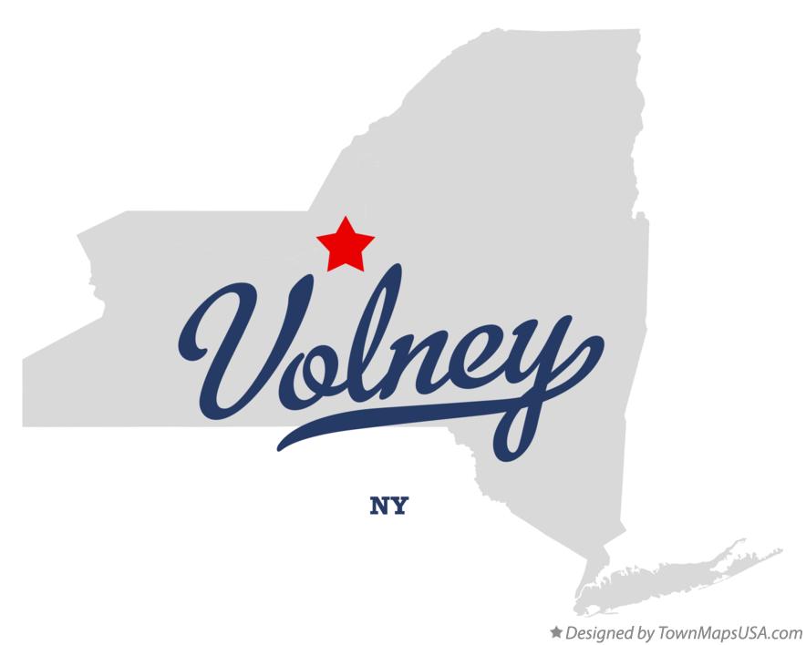 Map of Volney New York NY