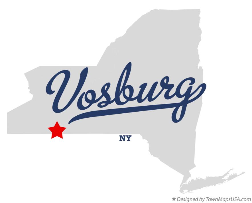 Map of Vosburg New York NY