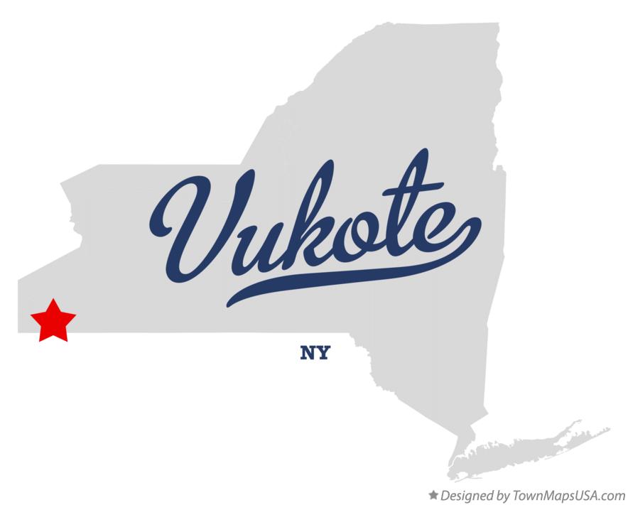 Map of Vukote New York NY