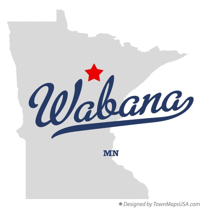 Map of Wabana Minnesota MN