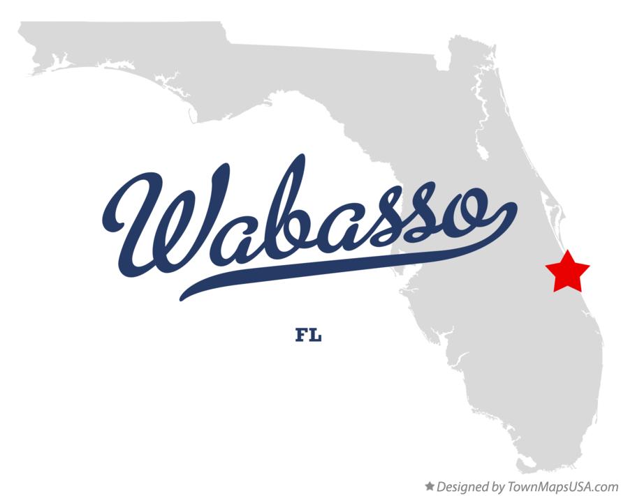 Map of Wabasso Florida FL