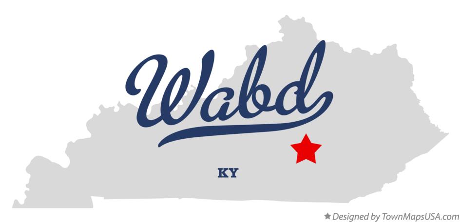 Map of Wabd Kentucky KY