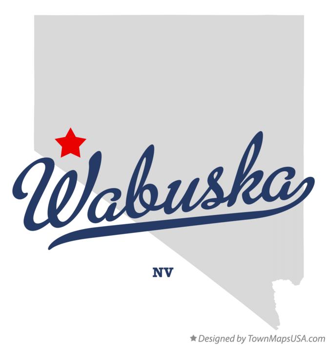 Map of Wabuska Nevada NV