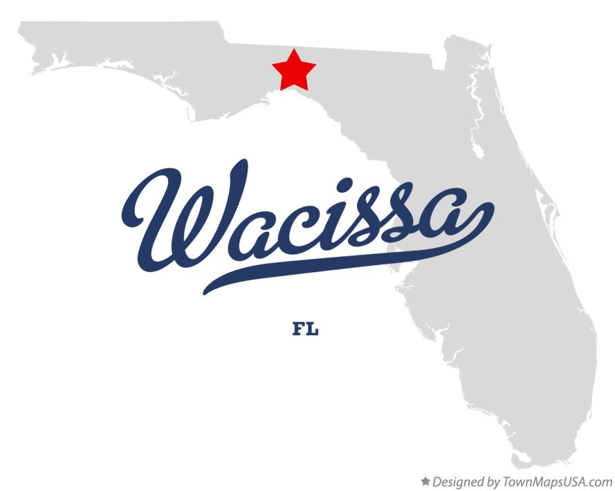 Map of Wacissa Florida FL