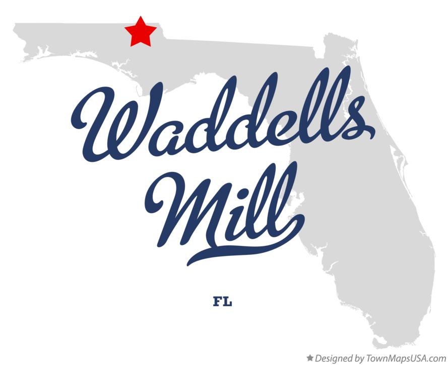 Map of Waddells Mill Florida FL