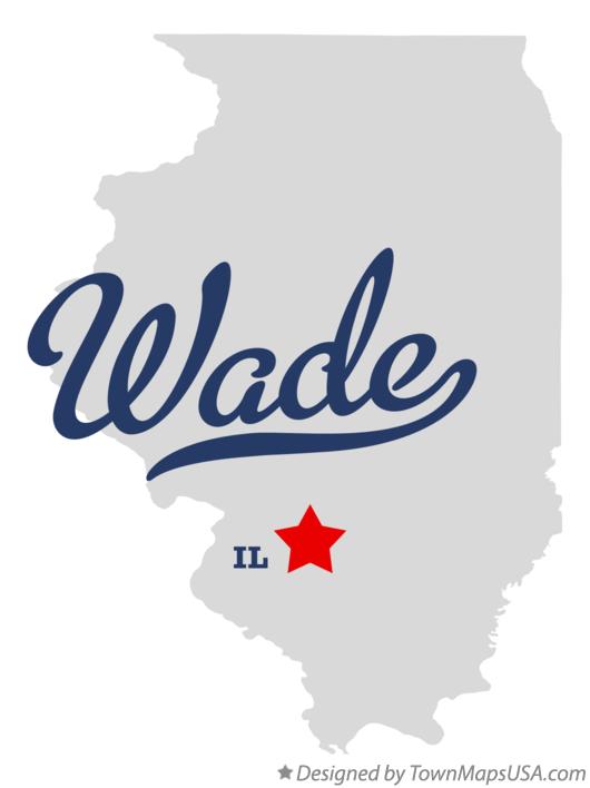 Map of Wade Illinois IL