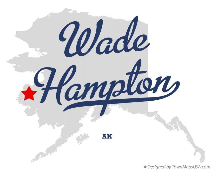 Map of Wade Hampton Alaska AK