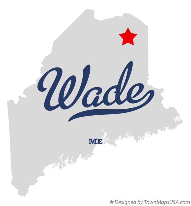 Map of Wade Maine ME