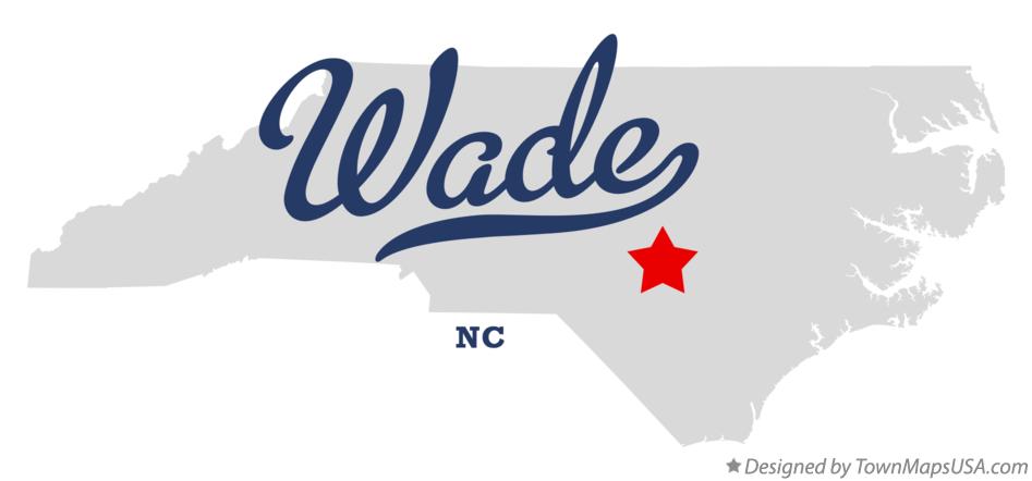 Map of Wade North Carolina NC