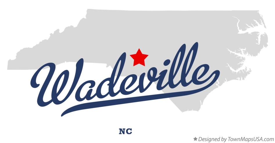 Map of Wadeville North Carolina NC