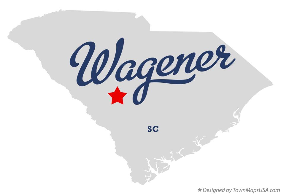 Map of Wagener South Carolina SC