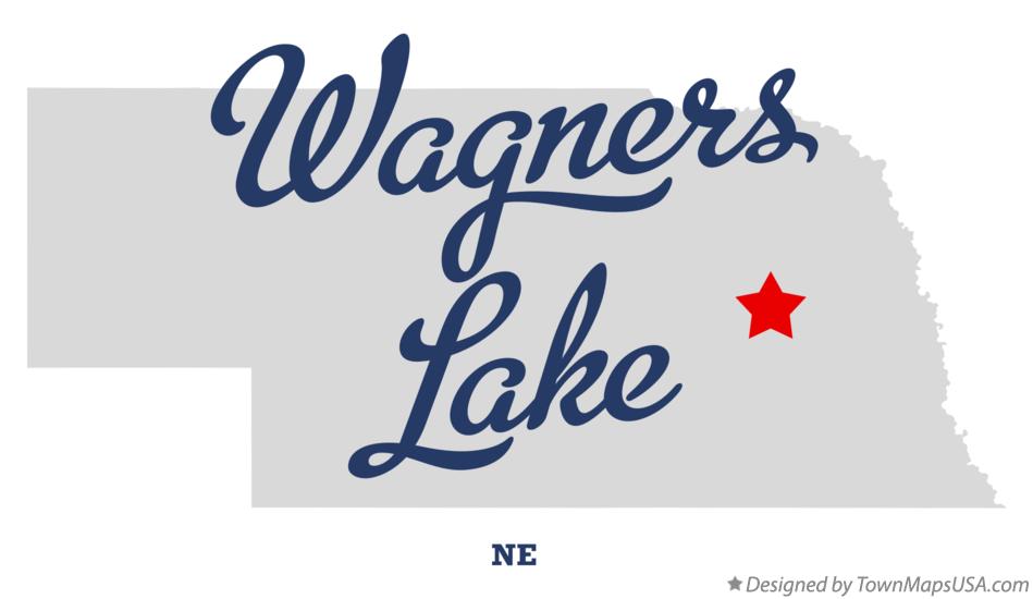 Map of Wagners Lake Nebraska NE