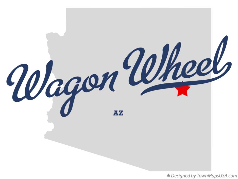 Map of Wagon Wheel Arizona AZ