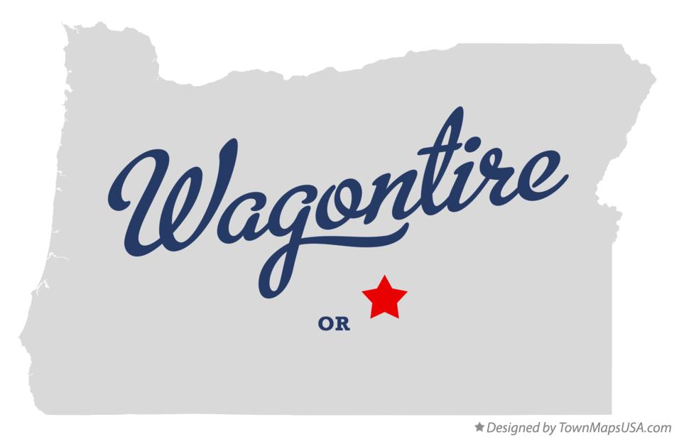 Map of Wagontire Oregon OR