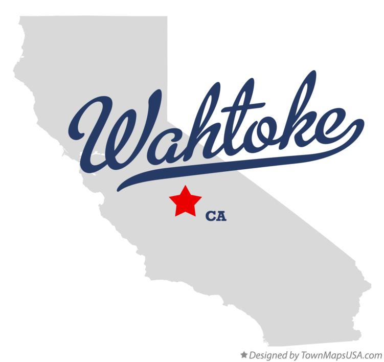 Map of Wahtoke California CA