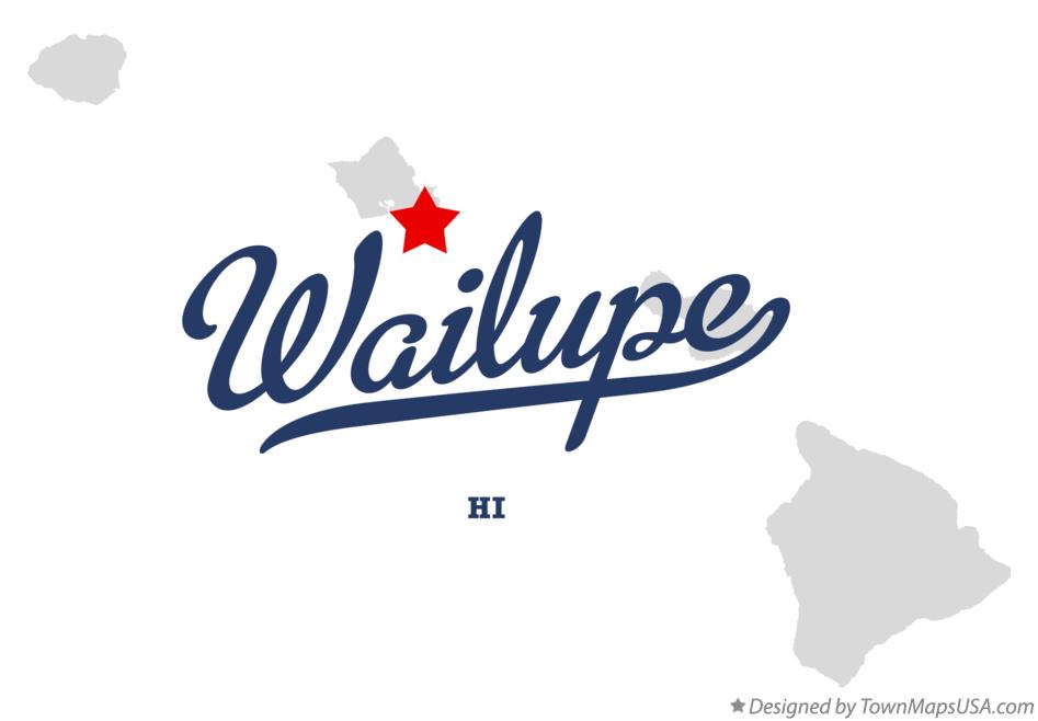 Map of Wailupe Hawaii HI