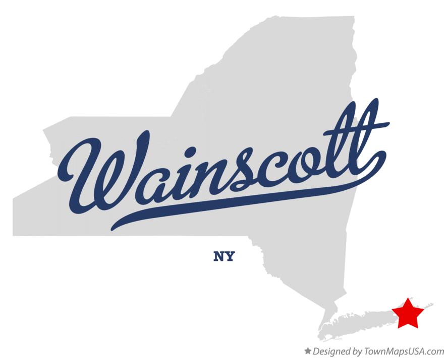 Map of Wainscott New York NY