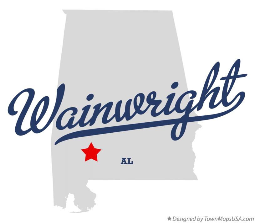 Map of Wainwright Alabama AL