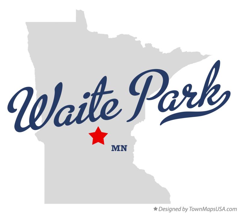Map of Waite Park Minnesota MN