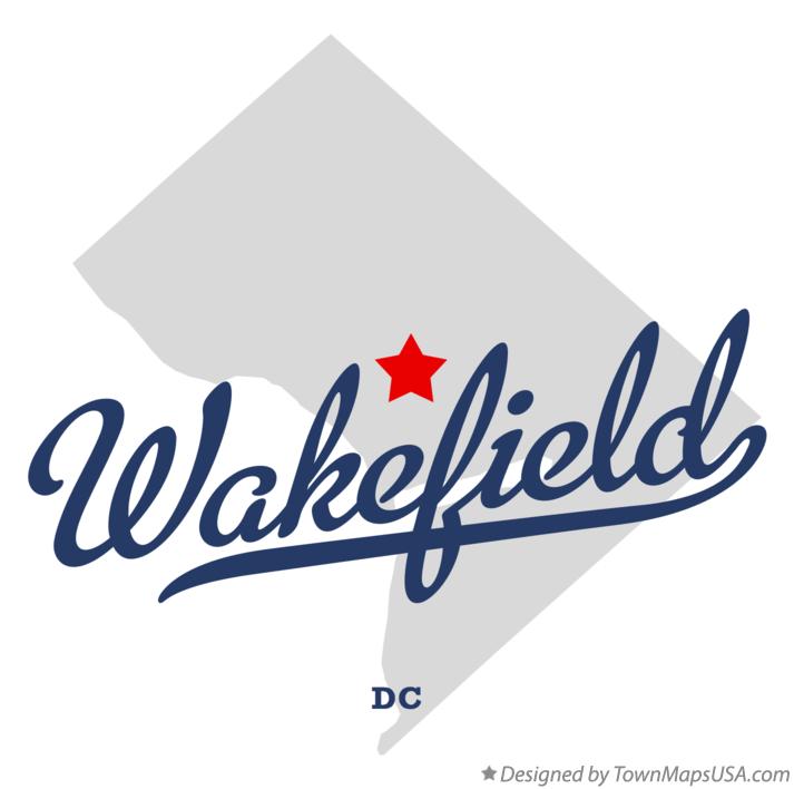 Map of Wakefield District Of Columbia DC