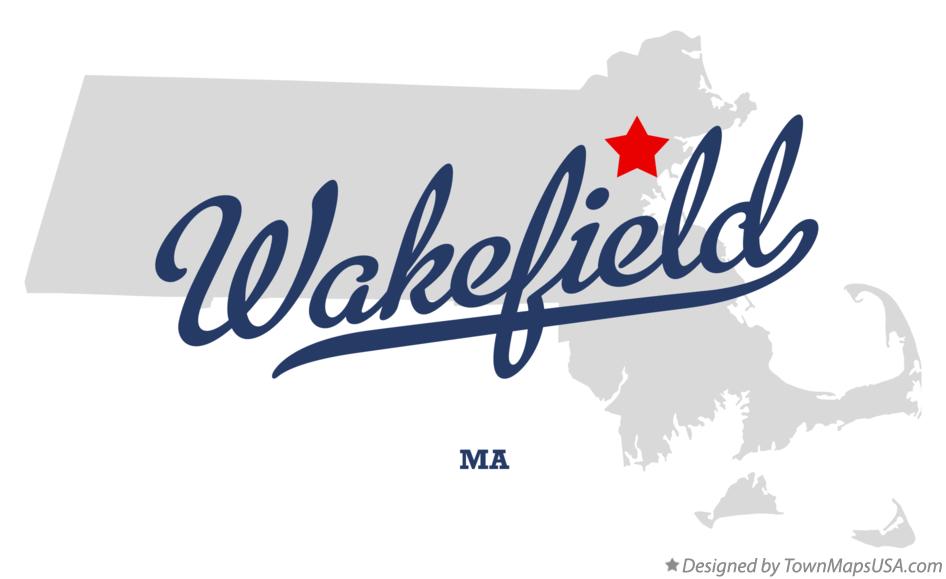 Map of Wakefield Massachusetts MA