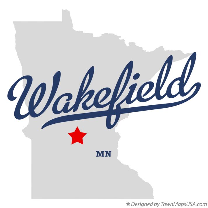 Map of Wakefield Minnesota MN