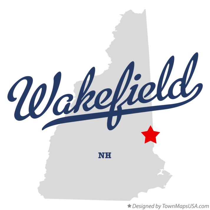 Map of Wakefield New Hampshire NH