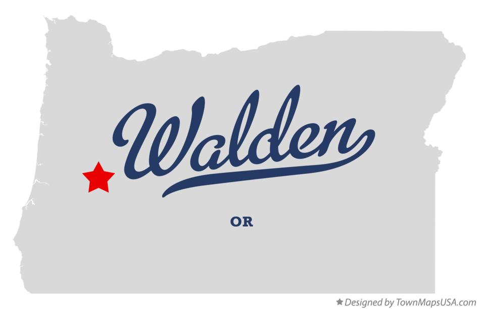 Map of Walden Oregon OR