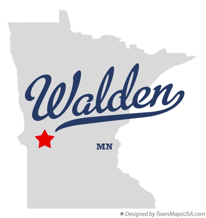 Map of Walden Minnesota MN