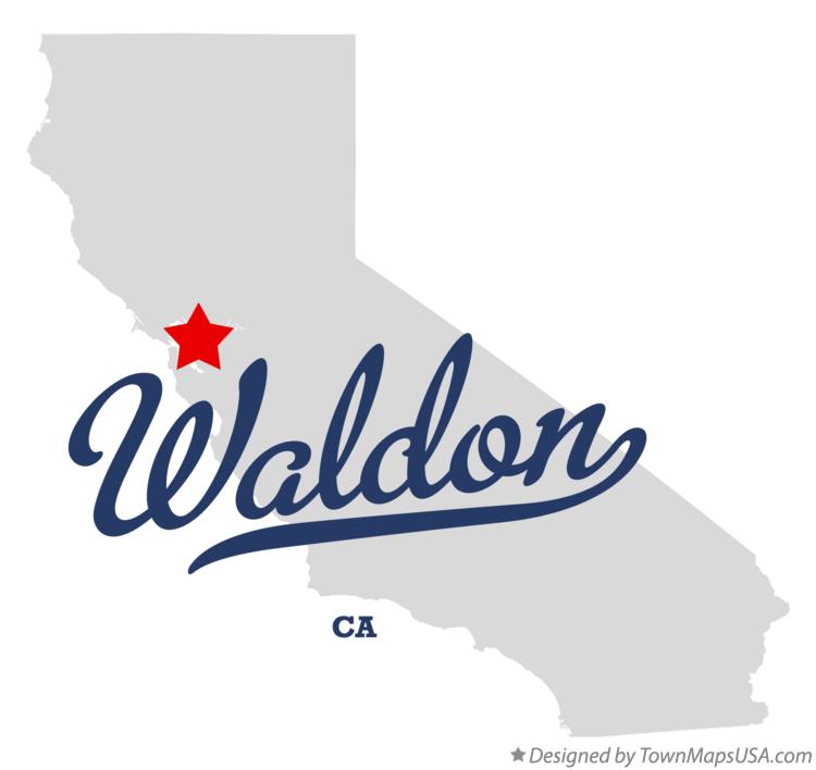 Map of Waldon California CA