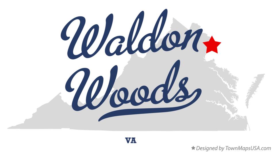 Map of Waldon Woods Virginia VA
