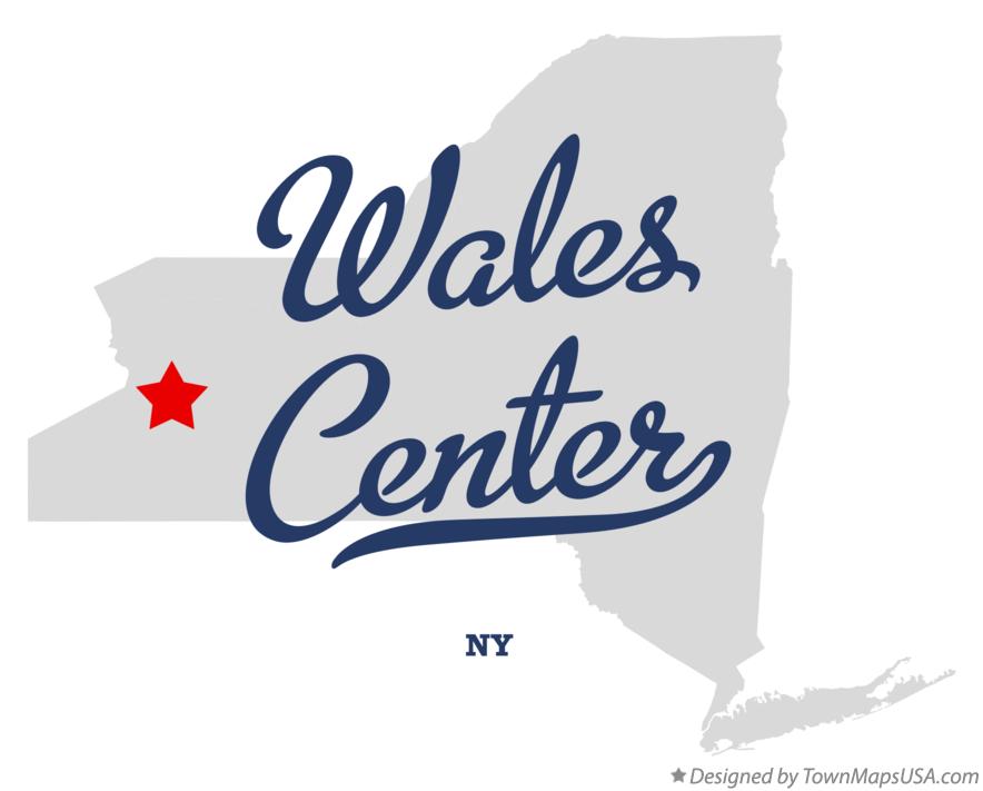 Map of Wales Center New York NY