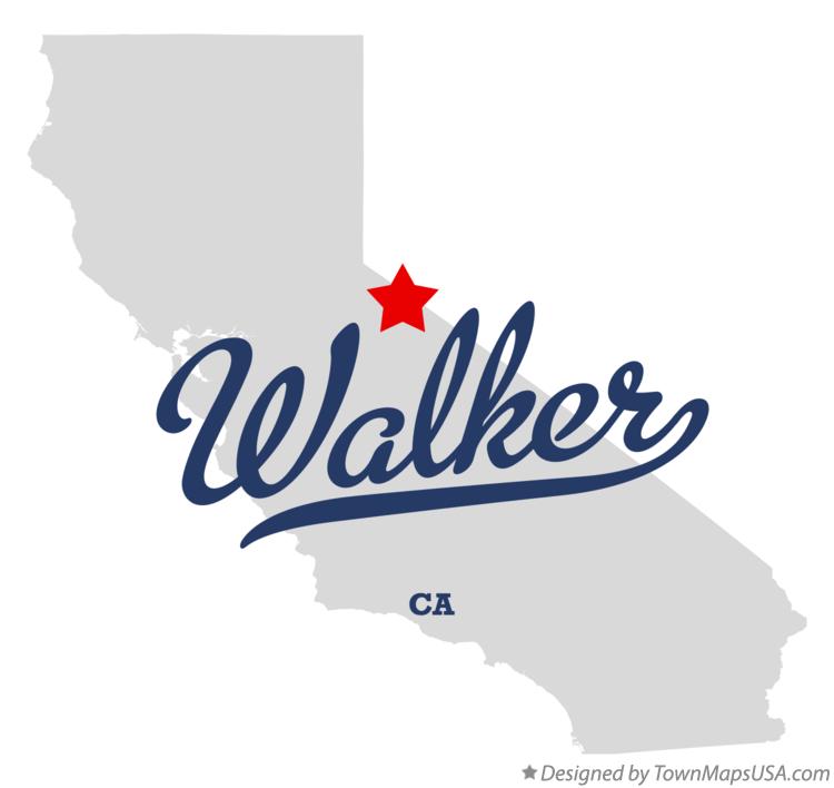 Map of Walker California CA